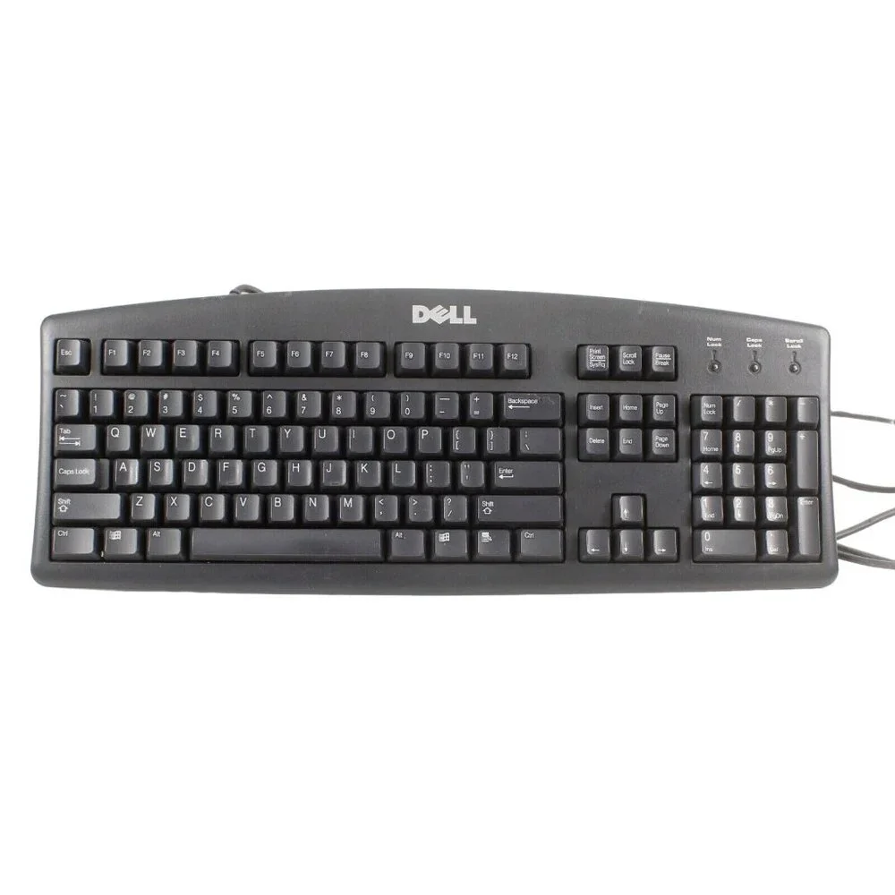 Dell RT7D20 Black UNTESTED Wired Keyboard